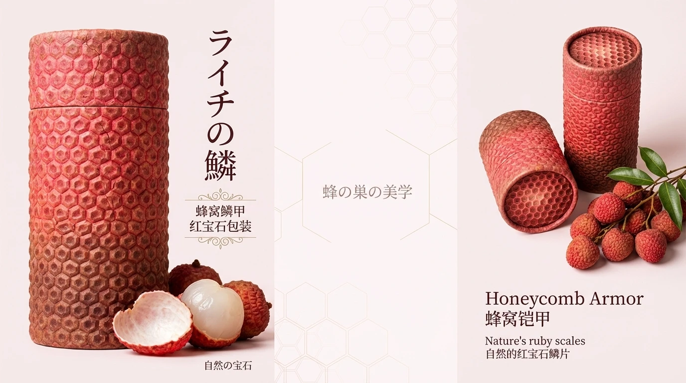 日式水果包装海报