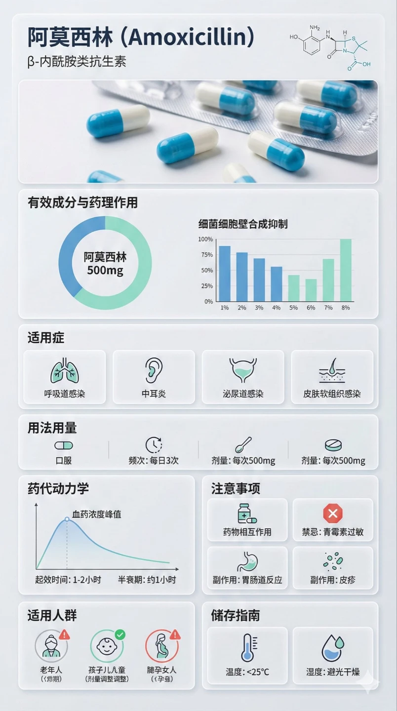 医疗药物科普信息图设计